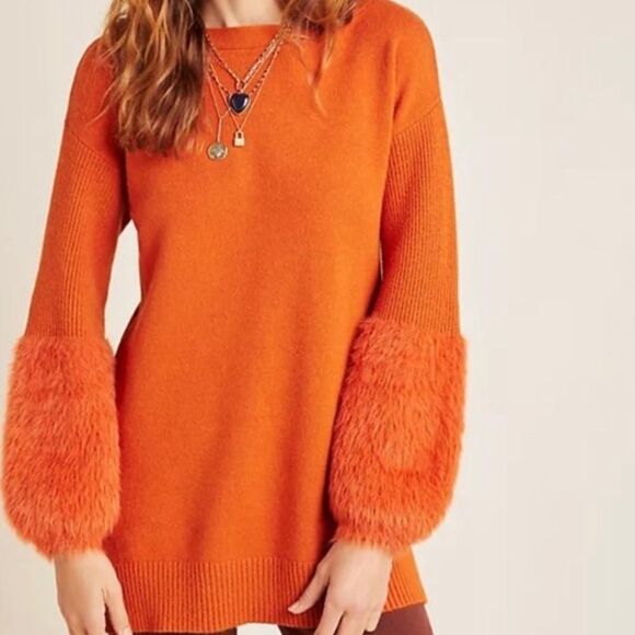 NEW Anthropologie Colma Tunic Sweater size M - Picture 1 of 10